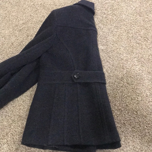 Classy Pea Coat with feminine flare to the back. - Picture 4 of 6